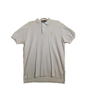 Polo by Ralph Lauren Classic M Blue Cotton casual Pony Golf Short Sleeve